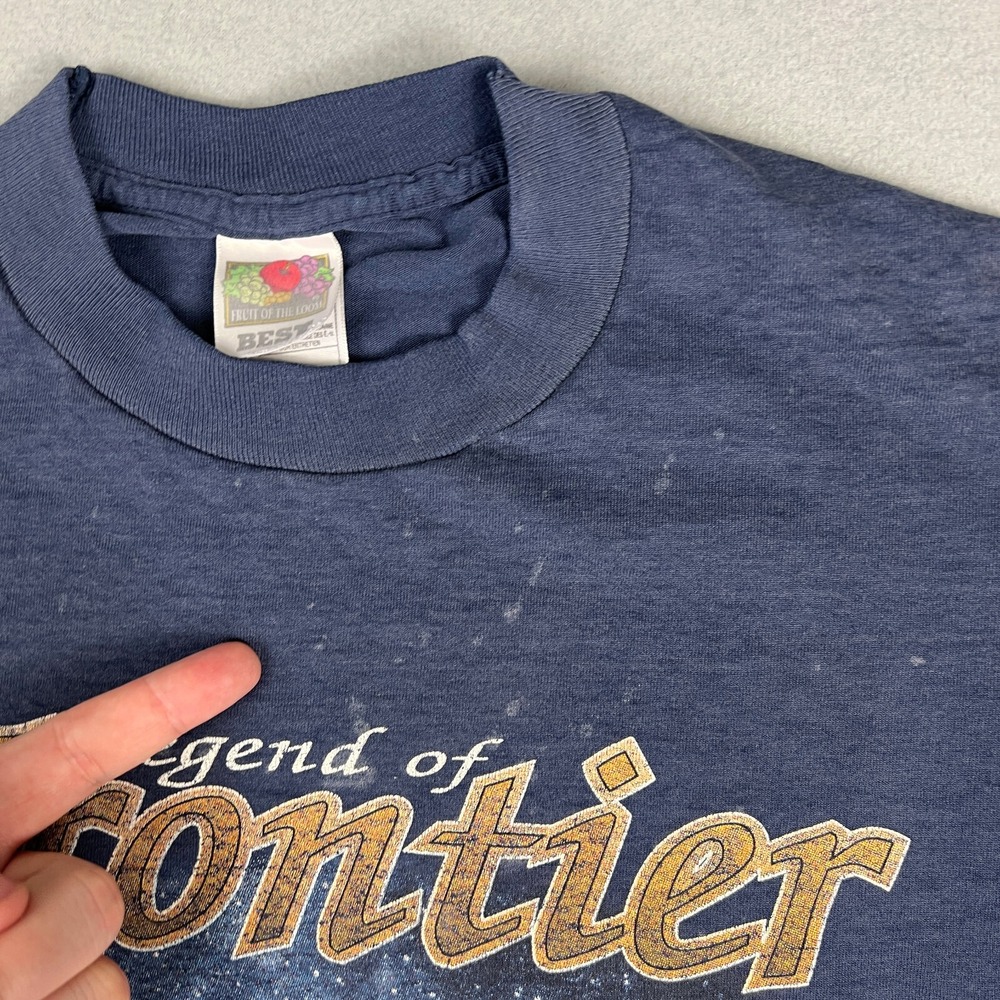 VTG Boy‎ Scouts Galaxy Stars T Shirt Fits Small Distressed Year of Starfire Ohio - Picture 7 of 13